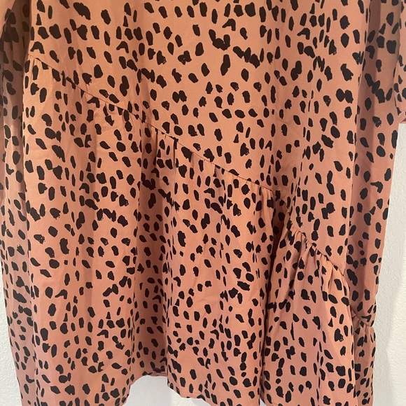 Leopard Print Asymmetrical Dress - Picture 5 of 5